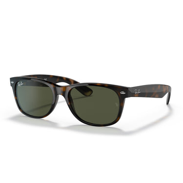 Ray-Ban Occhiali da Sole RB2132 902L New Wayfarer Marrone/Verde G-15 Unisex