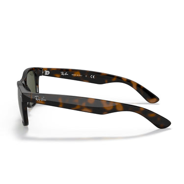 Ray-Ban Occhiali da Sole RB2132 902L New Wayfarer Marrone/Verde G-15 Unisex