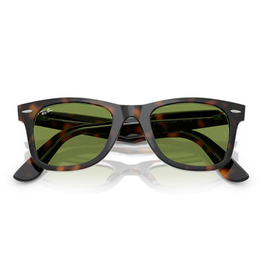 Ray-Ban Sunglasses RB2140 14134E Wayfarer Dark Brown/Green Unisex 5