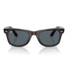 Ray-Ban Sunglasses RB2140 1446R5 Wayfarer Brown on Transparent Blue/Blue Unisex