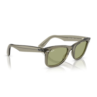 Ray-Ban Occhiali da Sole RB2140 68694E Wayfarer Star Wars Verde Trasparente Verde Bottiglia Unisex  5