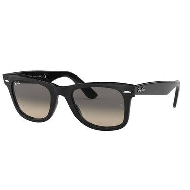 Ray-Ban Occhiali da Sole RB2140 901/32 Wayfarer Nero/Grigio Unisex