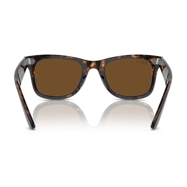 Ray-Ban Occhiali da Sole RB2140 902/57 Wayfarer Havana/Marrone Unisex Polarizzati 4