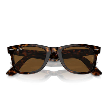 Ray-Ban Occhiali da Sole RB2140 902/57 Wayfarer Havana/Marrone Unisex Polarizzati 6