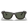 Ray-Ban Gafas de Sol RB2140 902/58 Wayfarer Havana/Verde Unisex Polarizadas