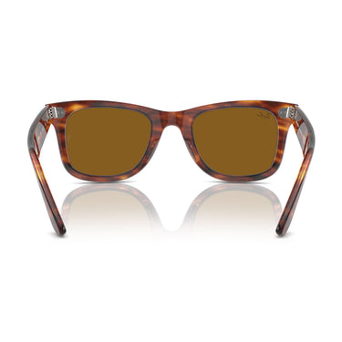 Ray-Ban Occhiali da Sole RB2140 954 Wayfarer Marrone/Marrone Unisex