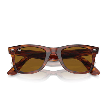 Ray-Ban Occhiali da Sole RB2140 954 Wayfarer Marrone/Marrone Unisex