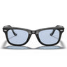 Ray-Ban Sunglasses RB2140F 901/64 Wayfarer Black/Blue Gray Unisex