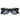 Ray-Ban Occhiali da Sole RB2140F 901/64 Wayfarer Nero/Blu Grigio Unisex 6