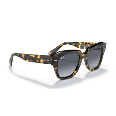 Ray-Ban Occhiali da Sole RB2186 133286 State Street Marrone/Blu Sfumato Unisex