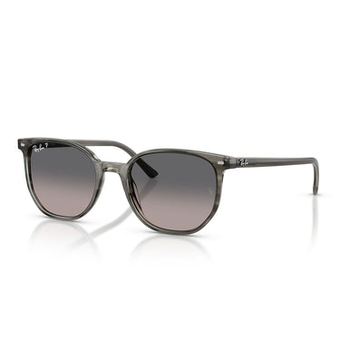 Ray-Ban Gafas de Sol RB2197 1438M3 Elliot Rayado Gris/Gris Degradado Unisex Polarizadas 2
