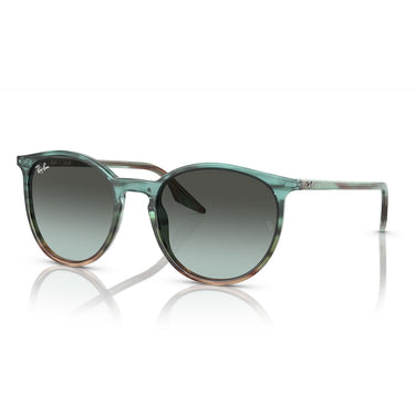 Ray-Ban Lunettes de Soleil RB2204 1394GK Vert Rayé/Bleu Unisexe 2