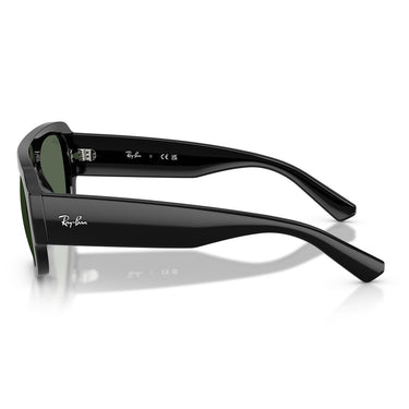 Ray-Ban Sonnenbrille RB2218 667771 Schwarz/Grün Unisex 2