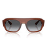 Ray-Ban Okulary Przeciwsłoneczne RB2218 6678T3 Brązowe Przezroczyste/Szare Gradientowe Unisex Polaryzowane