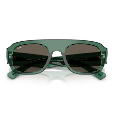 Ray-Ban Lunettes de Soleil RB2218 6681 3 Vert Transparent 4
