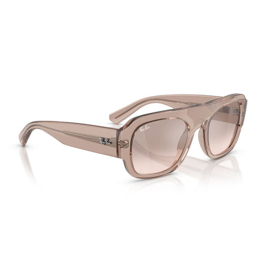 Ray-Ban Lunettes de Soleil RB2218 67278Z Marron Clair Transparent Marron Miroir Argent Unisexe 5