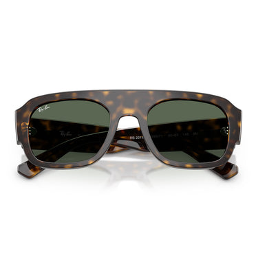 Ray-Ban Sonnenbrille RB2218 679071 Braun/Grün Unisex 5