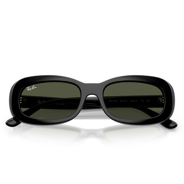 Ray-Ban Okulary Przeciwsłoneczne RB2221 901/31 Czarny/Zielony Damskie 6