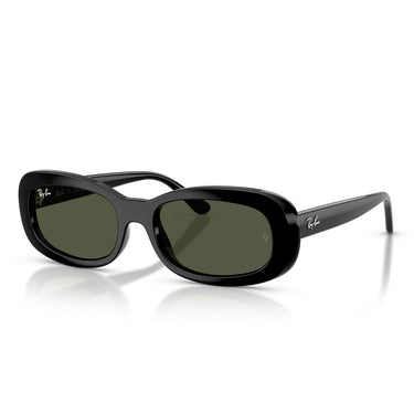 Ray-Ban Okulary Przeciwsłoneczne RB2221 901/31 Czarny/Zielony Damskie 1