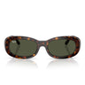 Ray-Ban Okulary Przeciwsłoneczne RB2221 902/31 Brązowe/Zielone Damskie