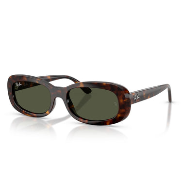 Ray-Ban Okulary Przeciwsłoneczne RB2221 902/31 Brązowy/Zielony Damskie 1