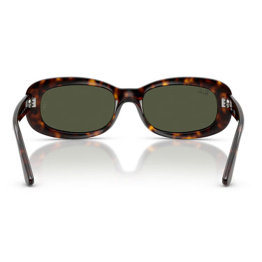 Ray-Ban Okulary Przeciwsłoneczne RB2221 902/31 Brązowy/Zielony Damskie 3