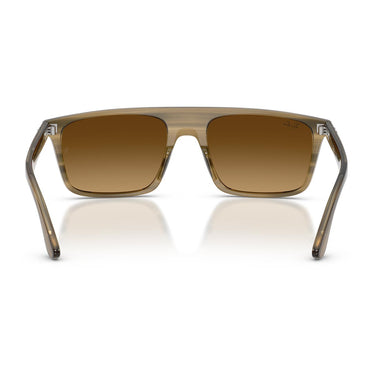 Ray-Ban Occhiali da Sole RB2222 143985 Striato Verde/Marrone Sfumato Unisex 3