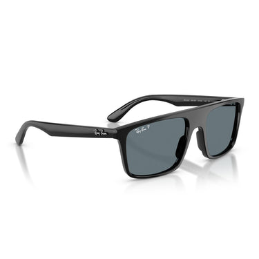 Ray-Ban Occhiali da Sole RB2222 901/3R Nero/Blu Scuro Unisex Polarizzati 4