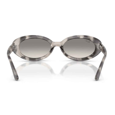 Ray-Ban Occhiali da Sole RB2223 144832 Marrone Grigio Opalino/Trasparente Sfumato Grigio Donna 3