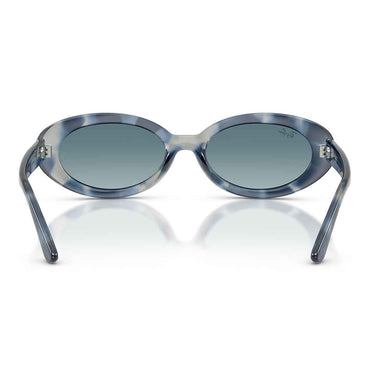 Ray-Ban Occhiali da Sole RB2223 14503M Blu Opaco Striato/Blu Sfumato Grigio Donna 3