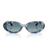 Ray-Ban Occhiali da Sole RB2223 14503M Blu Opaco Striato/Blu Sfumato Grigio Donna