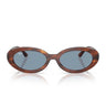 Ray-Ban Occhiali da Sole RB2223 954/56 Marrone Striato/Blu Donna