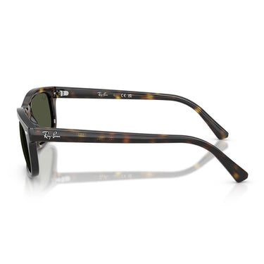 Ray-Ban Occhiali da Sole RB2224 710/31 Marrone/Verde Unisex 2