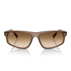 Ray-Ban Occhiali da Sole RB2225 664051 Marrone Chiaro Trasparente/Trasparente Sfumato Marrone Unisex