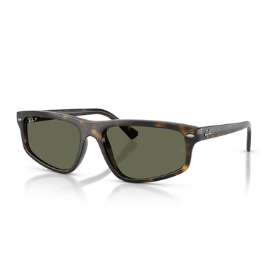 Ray-Ban Occhiali da Sole RB2225 710/58 Marrone/Verde Unisex Polarizzati 1