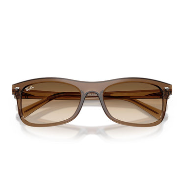 Ray-Ban Occhiali da Sole RB2226 664051 Marrone Chiaro Trasparente/Trasparente Sfumato Marrone Unisex 5