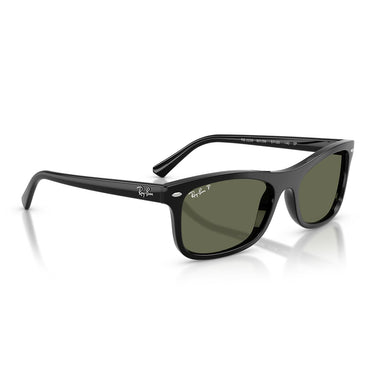 Ray-Ban Occhiali da Sole RB2226 901/58 Nero/Verde Unisex Polarizzati 4