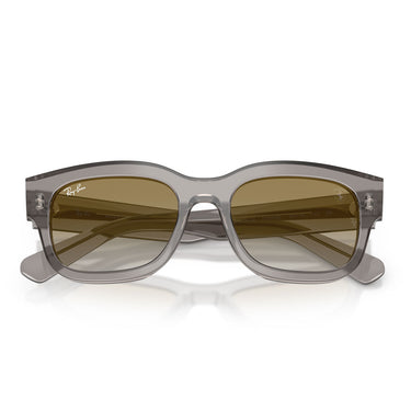 Ray-Ban Occhiali da Sole RB2228M F7046E x Scuderia Ferrari Grigio Trasparente Marrone Specchiato Oro Unisex 5
