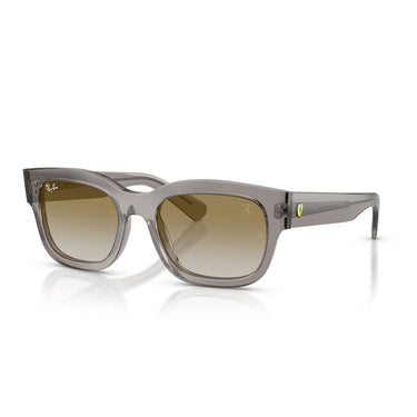 Ray-Ban Occhiali da Sole RB2228M F7046E x Scuderia Ferrari Grigio Trasparente Marrone Specchiato Oro Unisex 2