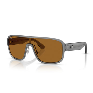 Ray-Ban Occhiali da Sole RB2229 6904BB Polarized S Grigio Bronzo Urban Unisex Polarizzati 2