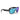Ray-Ban Occhiali da Sole RB2229 901SA1 Polarized S Nero/Verde A Specchio Blu Unisex Polarizzati