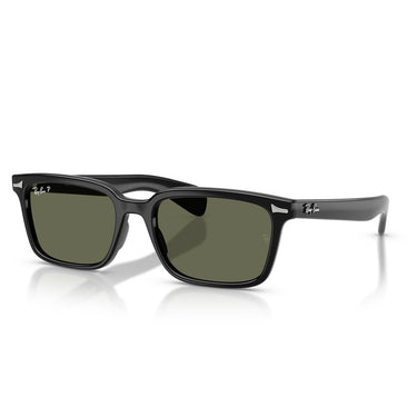 Ray-Ban Occhiali da Sole RB2234 901/58 Brunel Nero/Verde Unisex Polarizzati