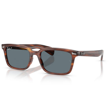 Ray-Ban Occhiali da Sole RB2234 954/3R Brunel Marrone Striato/Blu Scuro Unisex Polarizzati
