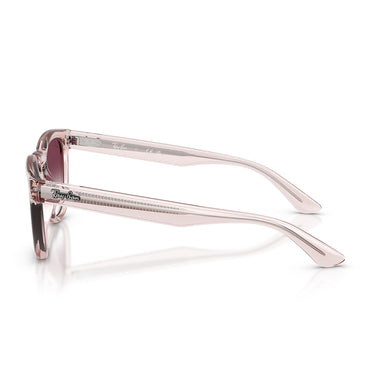Ray-Ban Occhiali da Sole RB2237 69018H Rosa Trasparente/Trasparente Sfumato Viola Unisex