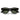 Ray-Ban Occhiali da Sole RB2237 901/71 Nero/Verde Scuro Unisex
