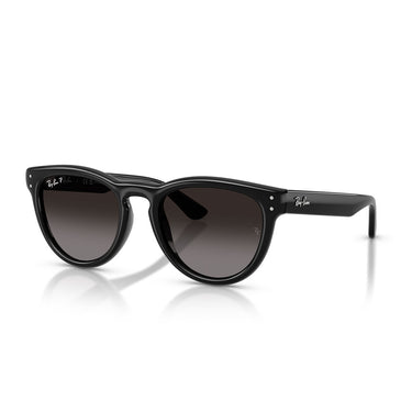 Ray-Ban Occhiali da Sole RB2237 901/T3 Nero/Grigio Chiaro Sfumato Scuro Unisex Polarizzati