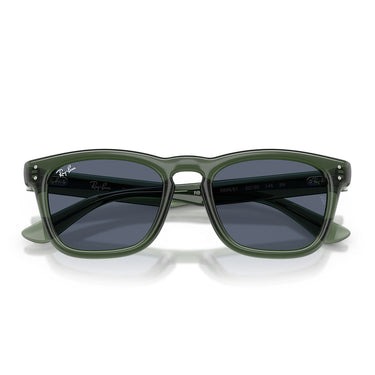 Ray-Ban Occhiali da Sole RB2238 689887 Verde Trasparente Grigio Scuro Unisex 5