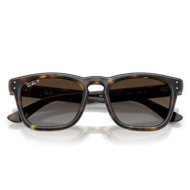 Ray-Ban Occhiali da Sole RB2238 710/T5 Marrone/Grigio Chiaro Sfumato Marrone Unisex Polarizzati