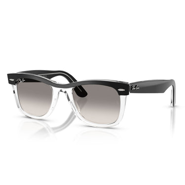 Ray-Ban Sunglasses RB2240 129432 Wayfarer Black On Transparent/Smoky Gradient Unisex 1