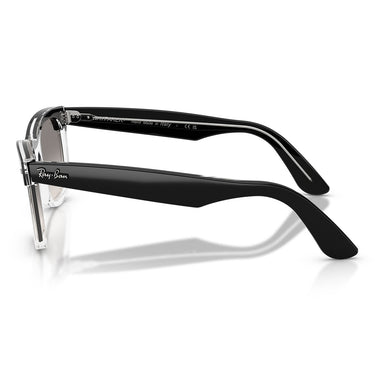 Ray-Ban Sunglasses RB2240 129432 Wayfarer Black On Transparent/Gray Gradient Unisex 2